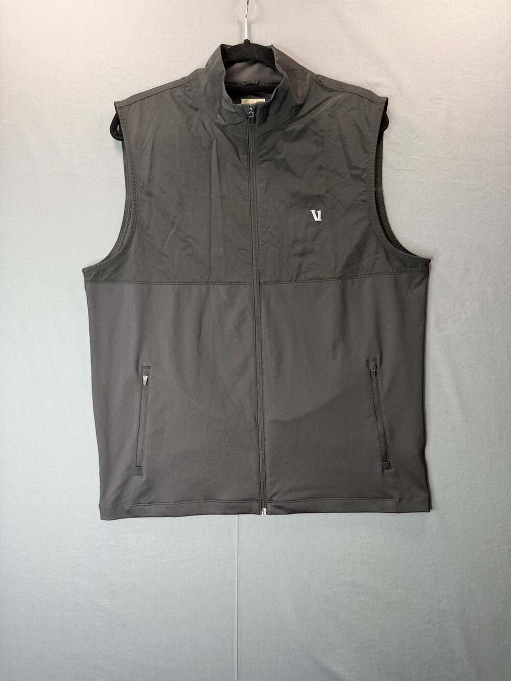 Sunday Element Vest – Men's Gull Grey Black Heather Vest Large